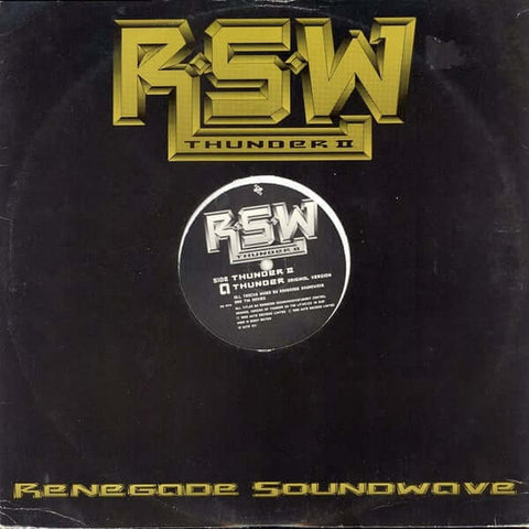 Renegade Soundwave - Thunder II Vinyl - Vinyl Record