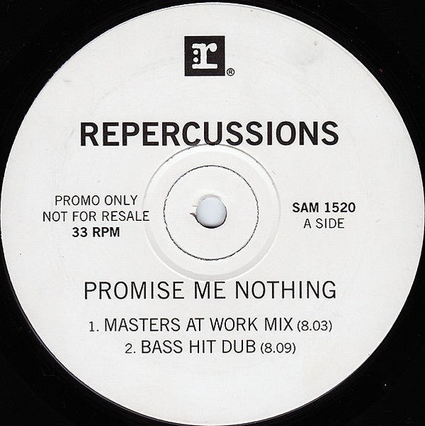 Repercussions - Promise Me Nothing Vinyl