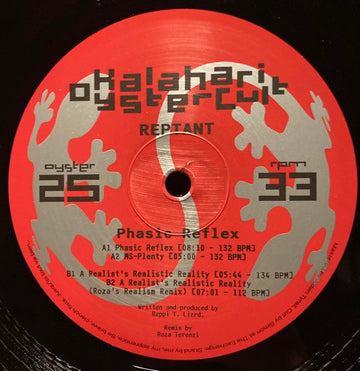 Reptant - Phasic Reflex Vinyl Vinly Record