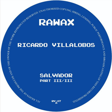 Ricardo Villalobos - Salvador (Part 3 of 3) Vinyl Vinly Record