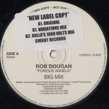Rob Dougan - Furious Angels Vinyl Vinly Record