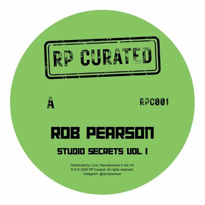 Rob Pearson - Studio Secrets Vol. I Vinyl