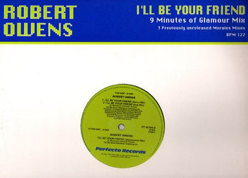Robert Owens - I'll Be Your Friend Vinyl Vinly Record