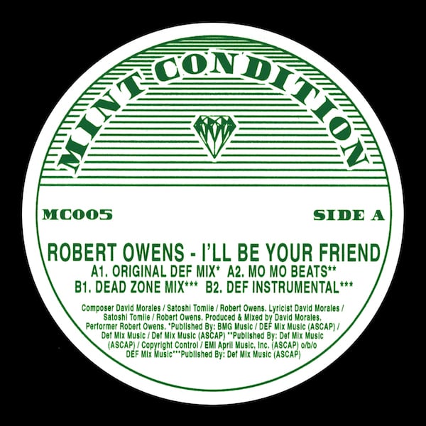 Robert Owens - I’ll Be Your Friend Vinyl
