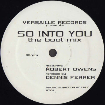 Robert Owens - So Into You Vinyl Vinly Record
