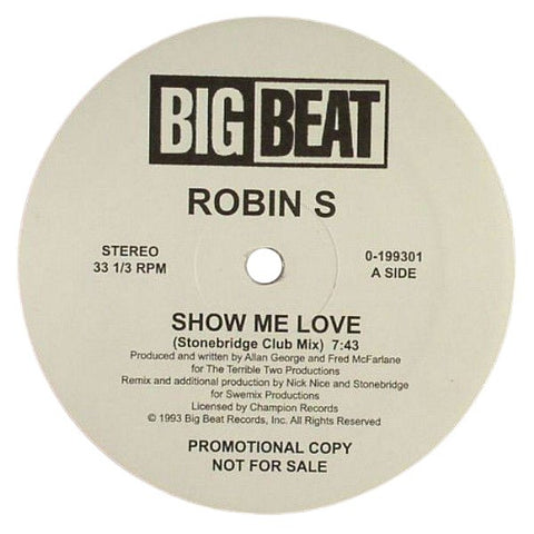Robin S - Show Me Love / Love For Love Vinyl - Vinyl Record