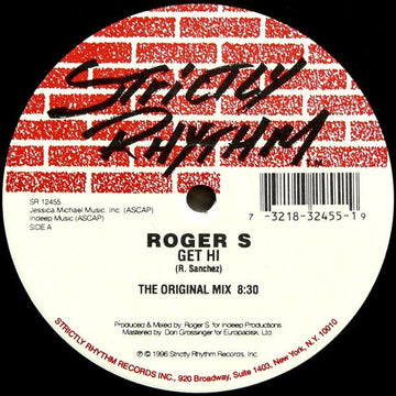 Roger S - Get Hi Vinyl Vinly Record