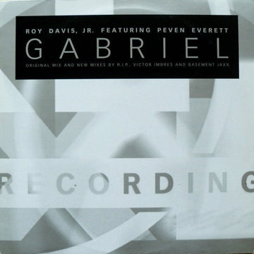Roy Davis Jr. Featuring Peven Everett - Gabriel Vinyl Vinly Record