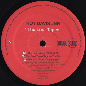 Roy Davis Jr. - The Lost Tapes Vinyl Vinly Record
