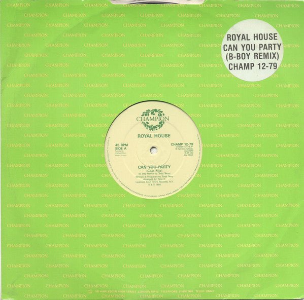 Royal House - Can You Party Vinyl