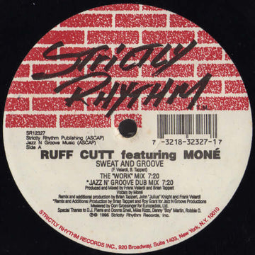 Ruff Cutt Featuring Moné - Sweat And Groove Vinyl Vinly Record