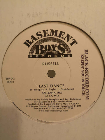 Russell - Last Dance Vinyl Vinly Record