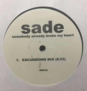Sade - Somebody Already Broke My Heart / Hang On To Your Love (Mixes) Vinyl Vinly Record