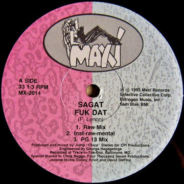 Sagat - Fuk Dat Vinyl Vinly Record