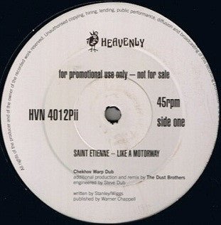 Saint Etienne - Like A Motorway Vinyl Vinly Record