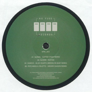 Saison / Pete Moss / Colette / Dirtytwo - NFRV 012 Vinyl Vinly Record