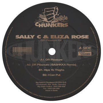 Sally C & Eliza Rose - DR Pleasure EP Vinyl Vinly Record