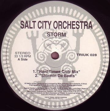 Salt City Orchestra - Storm Vinyl Vinly Record