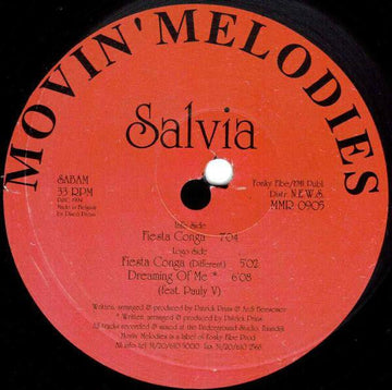 Salvia - Fiesta Conga Vinyl Vinly Record