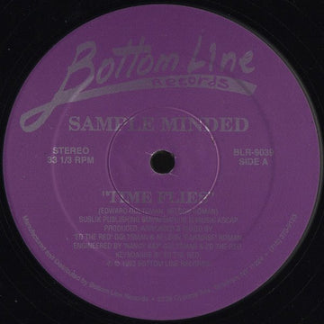 Sample Minded - Time Flies / Sing It, Praise It Vinyl Vinly Record