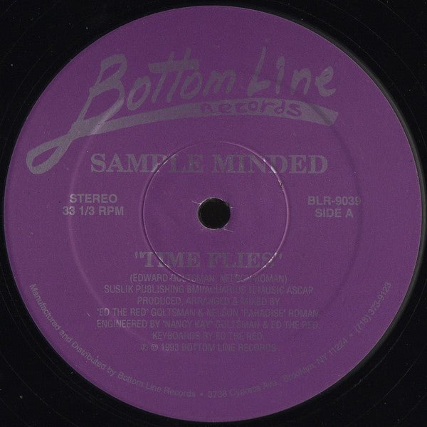 Sample Minded - Time Flies / Sing It, Praise It Vinyl