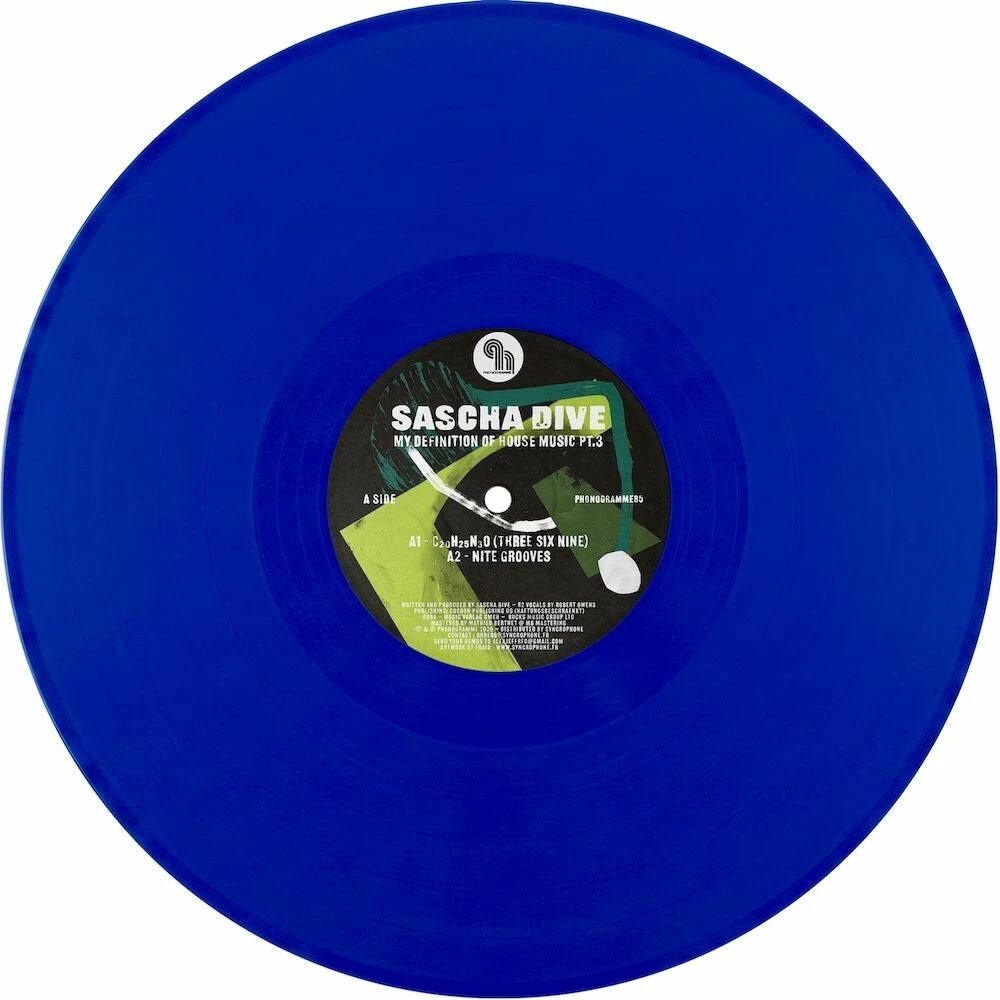 Sascha Dive - My Definition of House Music Pt. 3 Vinyl