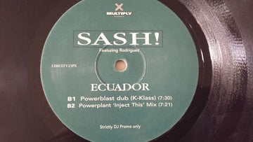 Sash! Featuring Rodriguez - Ecuador Vinyl Vinly Record