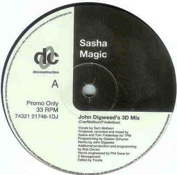 Sasha - Magic Vinyl Vinly Record