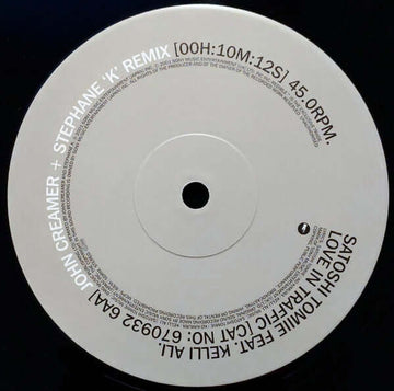Satoshi Tomiie Feat. Kelli Ali - Love In Traffic Vinyl Vinly Record
