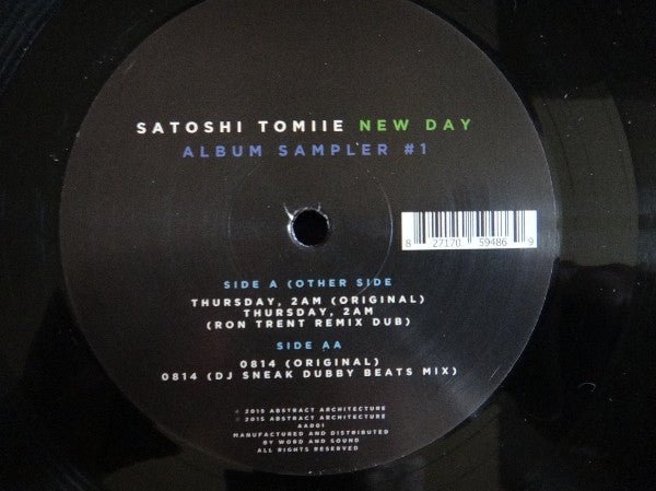 Satoshi Tomiie - New Day (Album Sampler 1) Vinyl