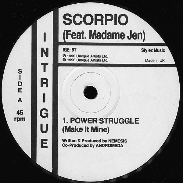 Scorpio / Shades Of Black - Power Struggle / Mellow Vinyl