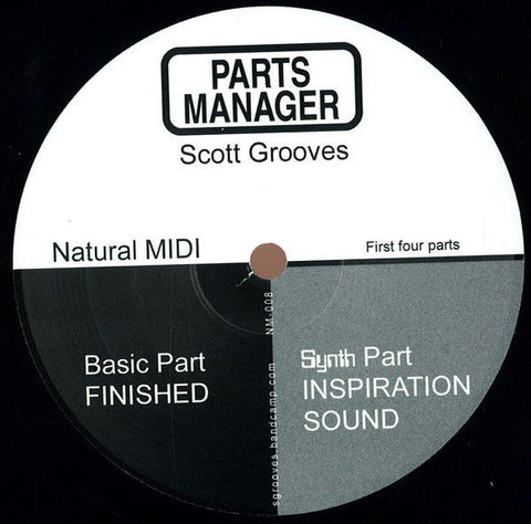 Scott Grooves - Parts Manager 1 Vinyl - Vinyl Record