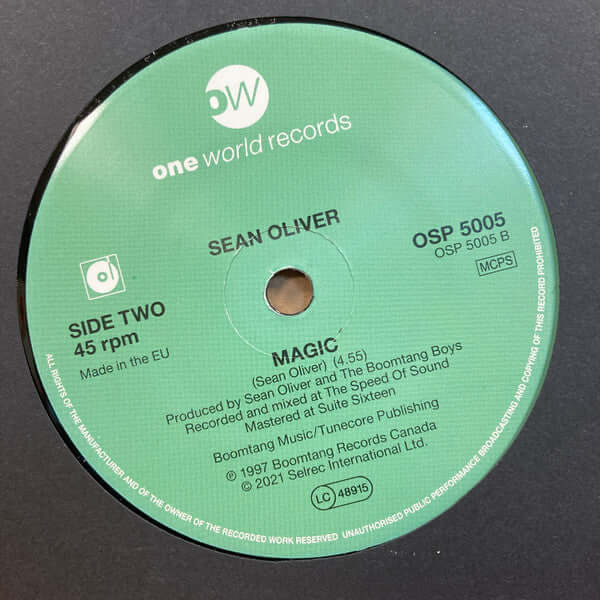 Sean Oliver - You And Me / Magic Vinyl