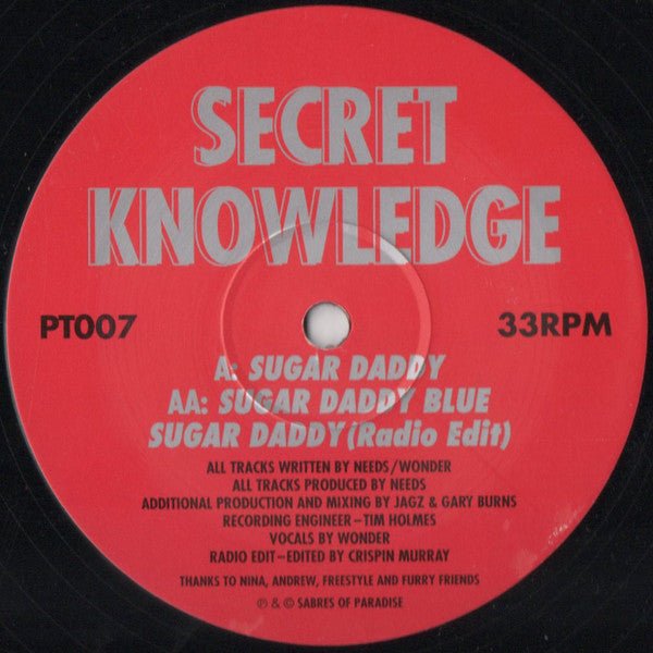 Secret Knowledge - Sugar Daddy Vinyl
