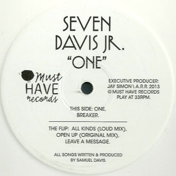 Seven Davis Jr. - One Vinyl Vinly Record