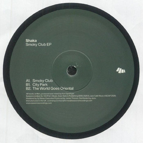 Shaka - Smoky Club EP Vinyl - Vinyl Record