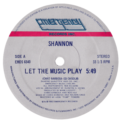Shannon - Let The Music Play Vinyl - Vinyl Record