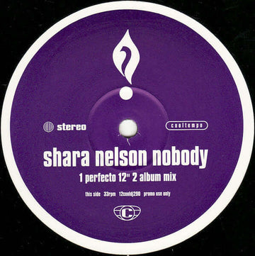 Shara Nelson - Nobody Vinyl Vinly Record