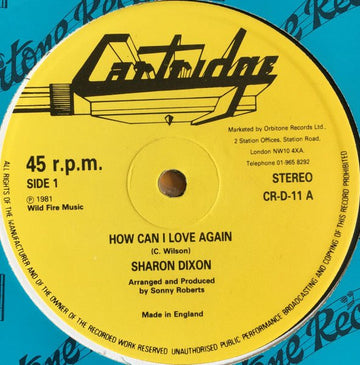 Sharon Dixon - How Can I Love Again Vinyl Vinly Record