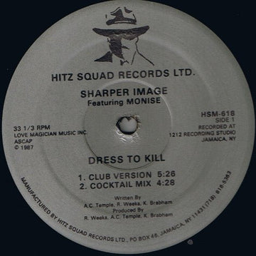Sharper Image Featuring Monise - Dress To Kill Vinyl Vinly Record