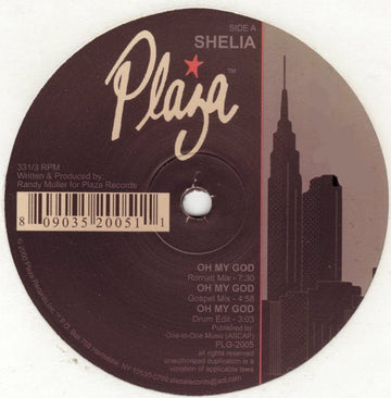 Shelia - Oh My God Vinyl Vinly Record