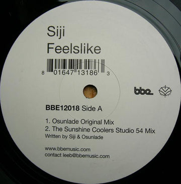 Siji - Feelslike Vinyl Vinly Record