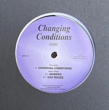 Simic - Changing Conditions Vinyl Vinly Record