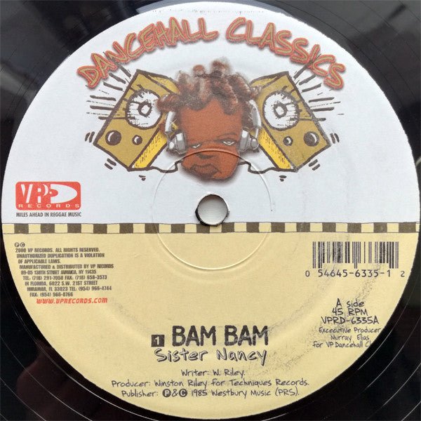 Sister Nancy - Bam Bam Vinyl