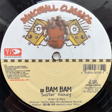 Sister Nancy - Bam Bam Vinyl Vinly Record