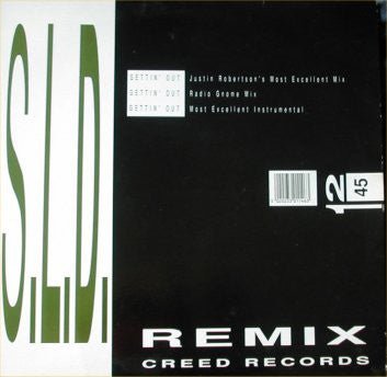 S.L.D. - Gettin' Out Remix Vinyl Vinly Record