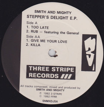 Smith And Mighty - Stepper's Delight E.P. Vinyl Vinly Record