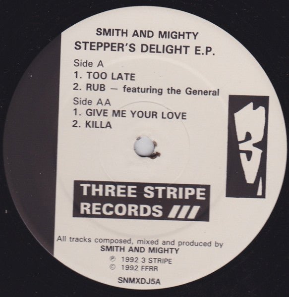 Smith And Mighty - Stepper's Delight E.P. Vinyl