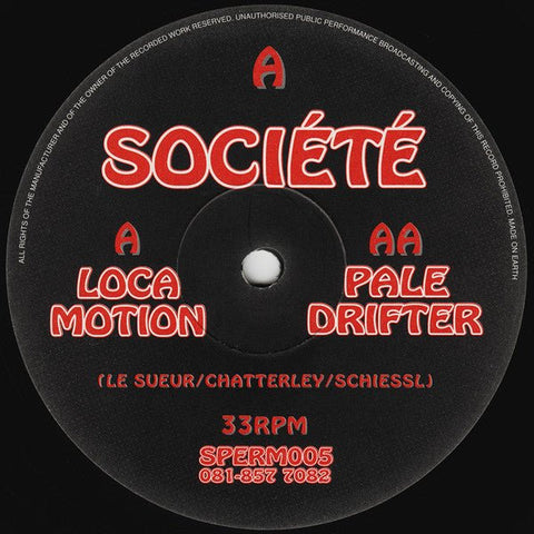 Société - Loca Motion / Pale Drifter Vinyl - Vinyl Record