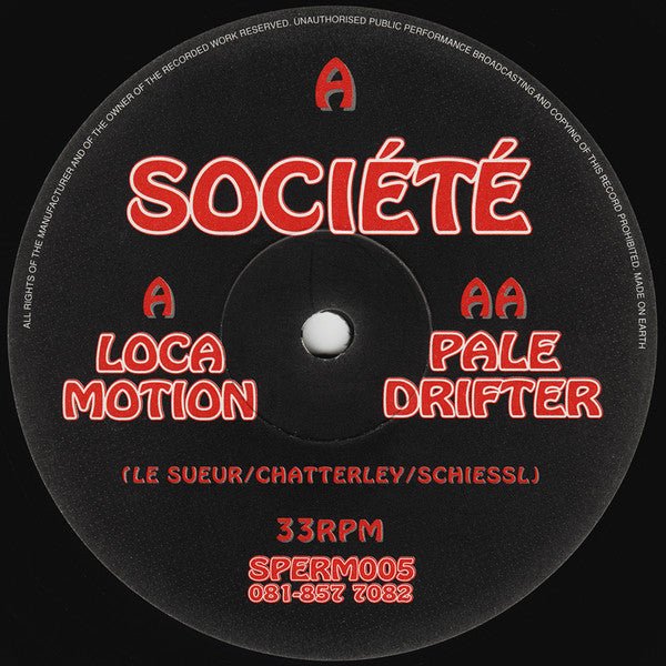 Société - Loca Motion / Pale Drifter Vinyl